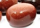 Crystal Age Red Goldstone w/ Black Necklace