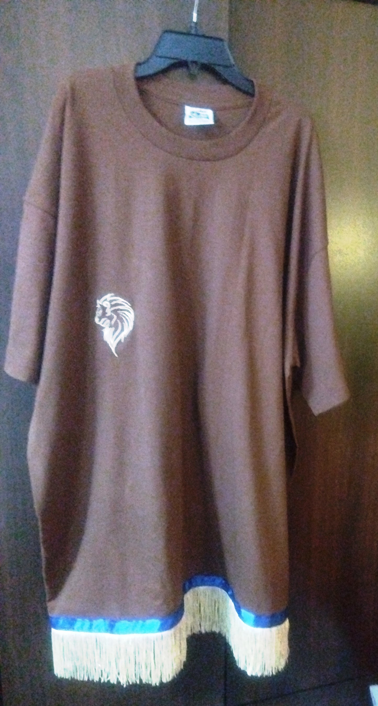 Brown Fringe T-Shirt