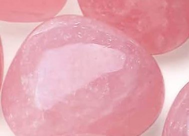 Rose Quartz Crystals Stone w/ Black Necklace