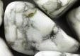 White Howlite Stones  w/ Black Necklace