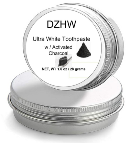 Ultra White Toothpaste w/ Activated Charcoal